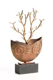 Ray Delaney, Voyage, 2023, unique bronze on a stone base