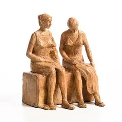 Fran Lambkin, After the Swim, unique bronze