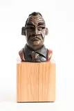 Graham Knuttel, The Boss, bronze on a maple base