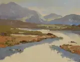 Liam Treacy, Near Recess, Connemara, 1983, oil on board
