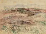 George Campbell, Winter Landscape Near Cordoba No.19, watercolour