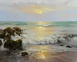 Annemarie Bourke, Solitude, oil on canvas