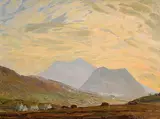Edward Louis Lawrenson, Connemara, oil on board