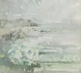 Denise Ferran, Malinmore, Co. Donegal, 1977, watercolour on silk