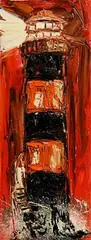 Michael Smyth, Lighthouse, oil on canvas