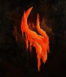 Carmel Mooney, Fire Flow at Etna, oil on canvas