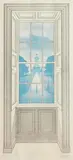 Robert Ballagh, View from the Examination Hall, Trinity College, 1983, screenprint - numbered 80 from an edition of 300