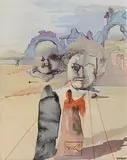 The Avaricious from The Divine Comedy by Salvador Dali Spanish, silkscreen print on ceramic tile - numbered 51 from an edition of 490, produced by Artco, France, sold Mar 2023