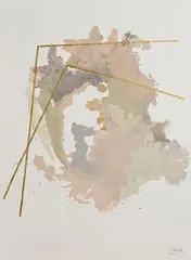 Zam Rod, Balance Your Charm, 2022, acrylic and mixed media on board