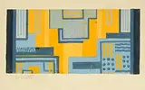 Mainie Jellett, Abstract Composition, gouache on paper