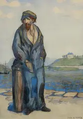Jack Butler Yeats, The Derelict, 1910, watercolour on paper