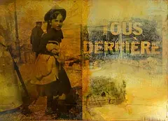 Tous Derriere Londres (2005/06) by Hughie O'Donoghue, oil, mixed medium on wooden construction, sold Jan 2023