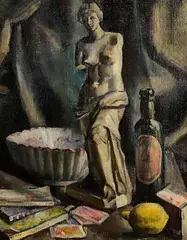 Still Life by Mainie Jellett, oil on canvas, sold Jan 2023