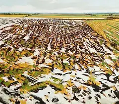 Winter in the Midlands by Martin Gale, 1999, oil on canvas, sold Jan 2023