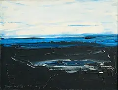 Sea of Blue by Seán McSweeney, 1992, oil on canvas, sold Jan 2023