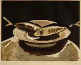 Georges Braque, Still Life with Fish, etching/aquatint on Rives paper - numbered 188 from an edition of 300