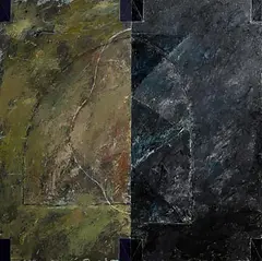 Charles Tyrrell, Conclave, 1994, oil on canvas laid on board