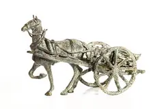 Edward Delaney, Horse and Cart, unique bronze