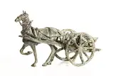 Edward Delaney, Horse and Cart, unique bronze
