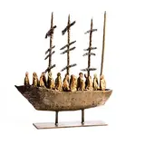 John Behan, Emigrant Ship, 2019, unique bronze