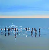 Summer Light by John Morris, oil on board, sold Jan 2023