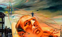 Nothing But Quicksand by Mark (Rasher) Kavanagh, 1999, oil on canvas, sold Jan 2023