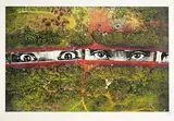 Jr French, In Kibera, Train Passing, lithograph - numbered 76/180