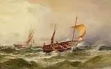 Alexander Williams, Dublin Bay, oil on board