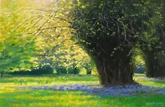 Gemma Guihan, Bluebells in Spring, 2008, oil on canvas