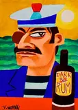 Dark Rum by Graham Knuttel, oil on canvas, sold Jan 2023