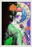 Fin DAC, Redux Series, giclee print on the left with screenprint in 10 colours on the right on 330 gsm Somerset Paper - numbered 1 from an edition of 2