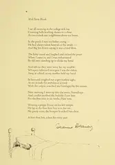 Seamus Heaney, Midterm Break, first edition broadside - printed on cream archival paper