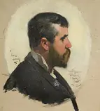 Henry Jones Thaddeus, Albert Gueudet, 1882, oil on canvas