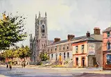 Colin Gibson, Haddington Road, Dublin, oil on board