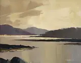 Silver Light, Donegal by George K. Gillespie, oil on canvas, sold Jan 2023