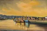 Howth, Late Autumn by Norman J. McCaig, oil on canvas, sold Jan 2023