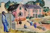 Norah McGuinness, Algarve, gouache on paper