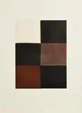 Sean Scully, Dark Fold, 2003, etching & aquatint signed & numbered 13/40