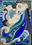 Mainie Jellett, Design for a Rug (Ceadogan - Mainie Jellett 13), gouache on board