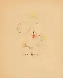 James Joyce, Study 31 by Louis le Brocquy, 1977, watercolour on paper, sold Nov 2022