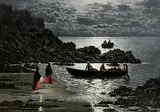 Ciaran Clear, Currachs Returning, Moonlight - Connemara Coast