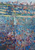 Arthur K. Maderson, The Orchard, Kilderriheen, mixed media on board