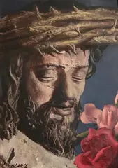The Spanish Christ by Patrick Hennessy, oil on board, offered Nov 2022