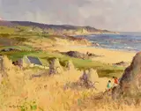 September Morning, on the Road to Bundoran, Co. Donegal by George K. Gillespie, oil on canvas, offered Nov 2022