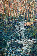 Arthur K. Maderson, September Evening, Glenshelane, oil on board
