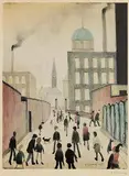 L. S. Lowry, Mrs. Swindell's Picture, print