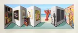 Patrick Hughes, Popsee, hand-painted 3D multiple with archival inkjet - numbered 58 from an edition of 75
