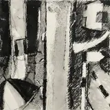John Shinnors, Circus Goes to the Island III, pastel on paper