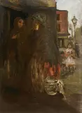 Estella Solomons, The Dublin Washerwoman, oil on canvas
