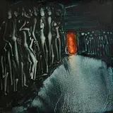 Jonathan Wade, Untitled, oil on board